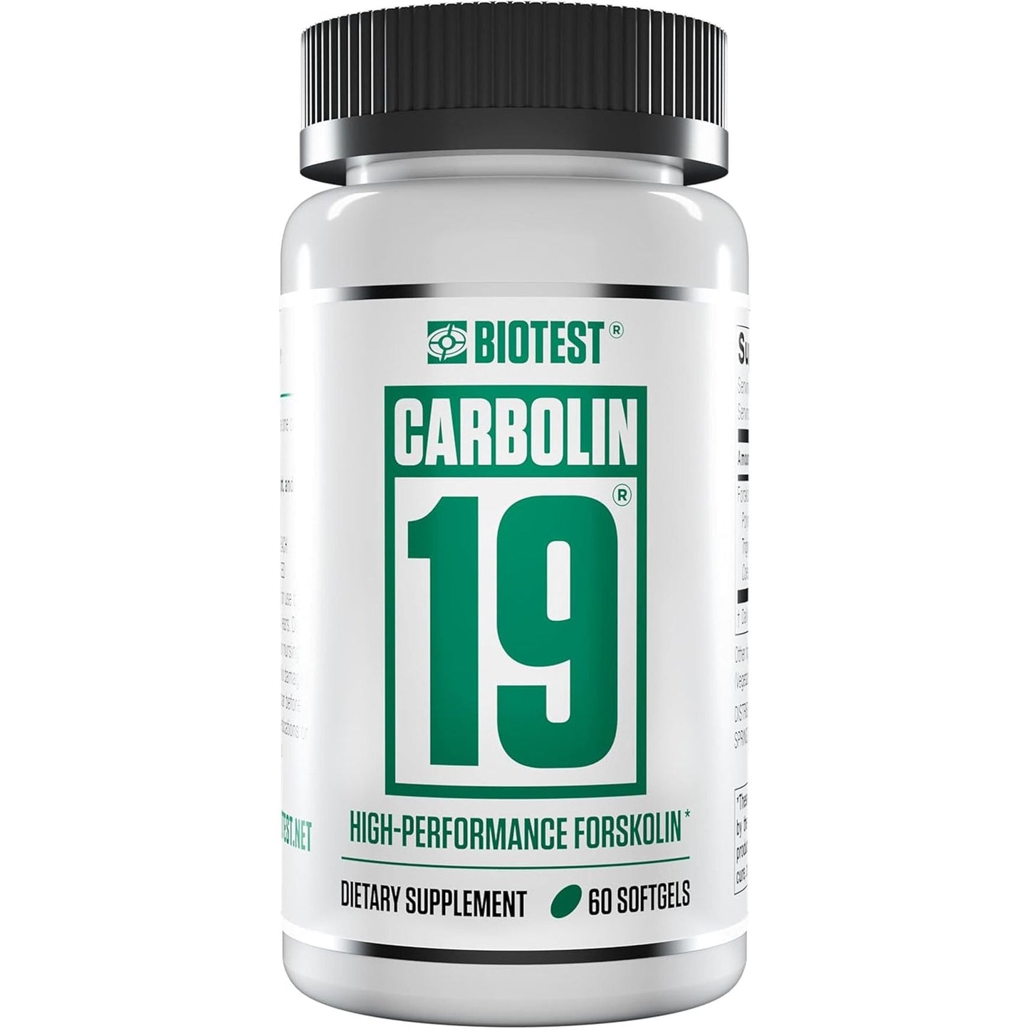 Biotest Carbolin 19 - Advanced Forskolin Carbonate for Fat Loss & Metabolic Performance - 60 Softgels