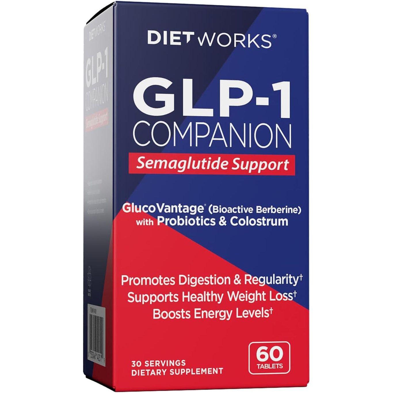 GLP-1 Companion, Semaglutide Support, Promotes Digestion and Regularity, Boosts Energy Levels, 60 Tablets