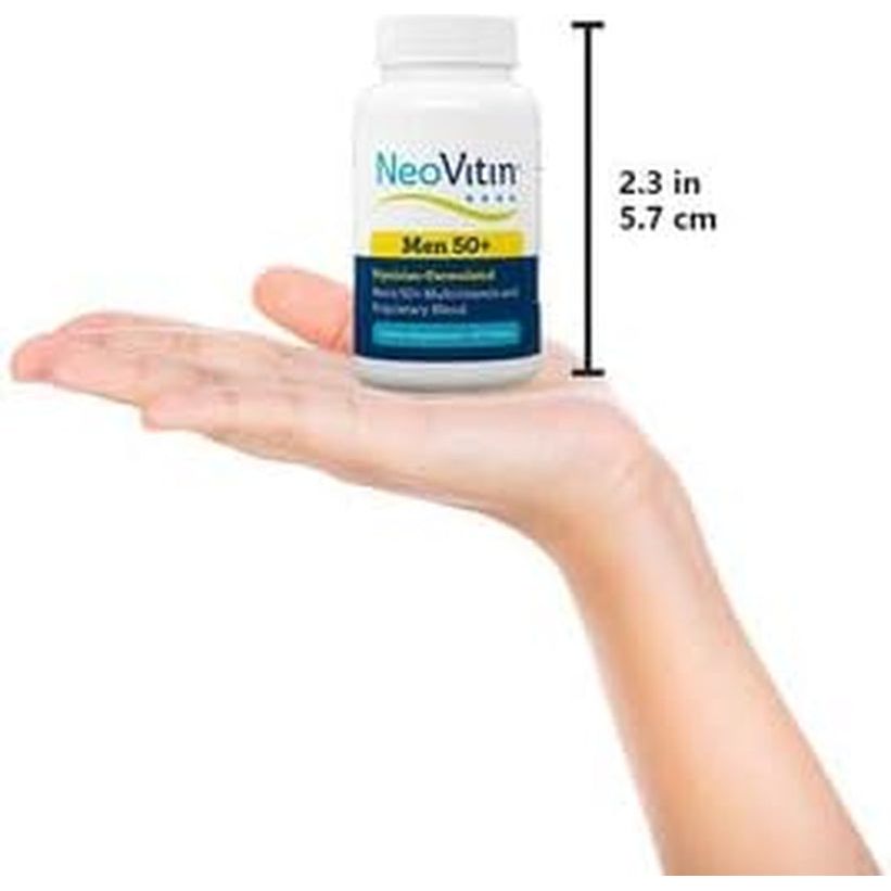 Men'S 50+ Multivitamin/Multimineral with Vitamin B, Vitamin D, Calcium Asian Ginseng Root Powder & More