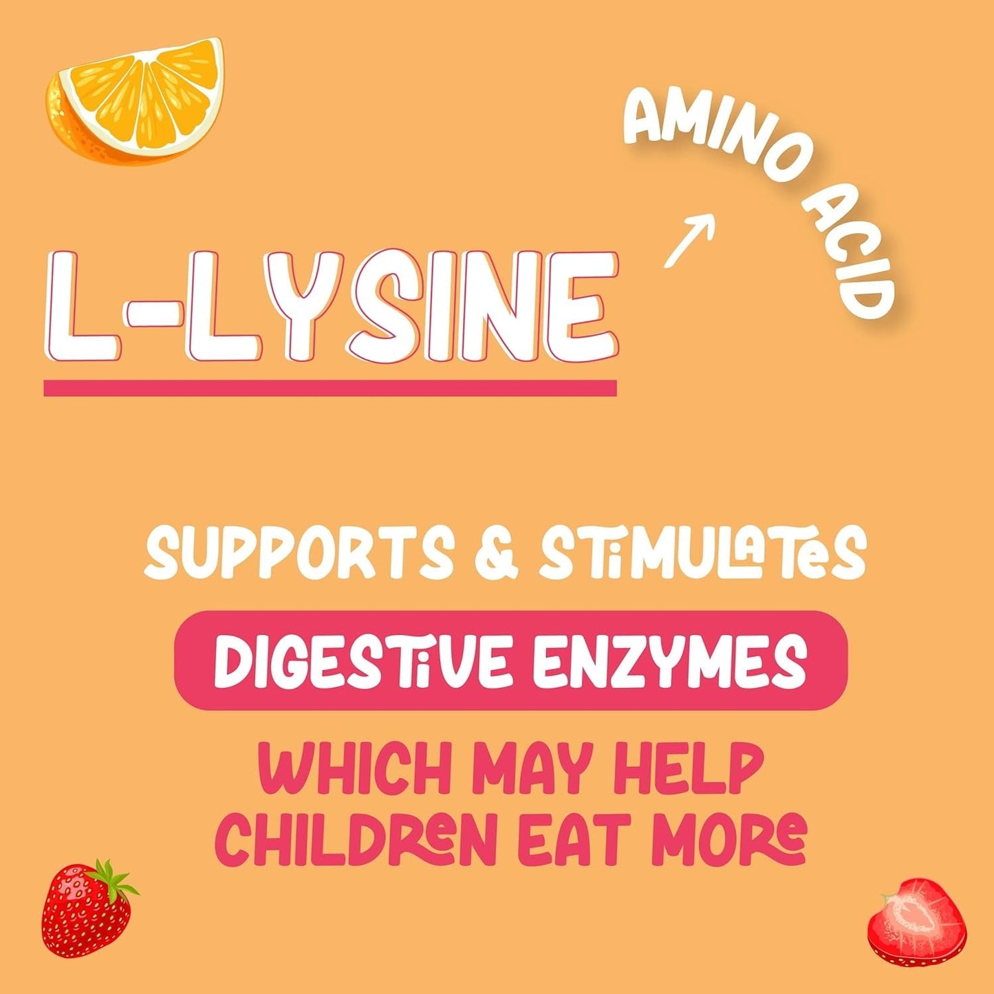 Appetite Booster Weight Gainer for Kids, 16 Fl Oz, Natural Orange Strawberry by Llorens Wellness