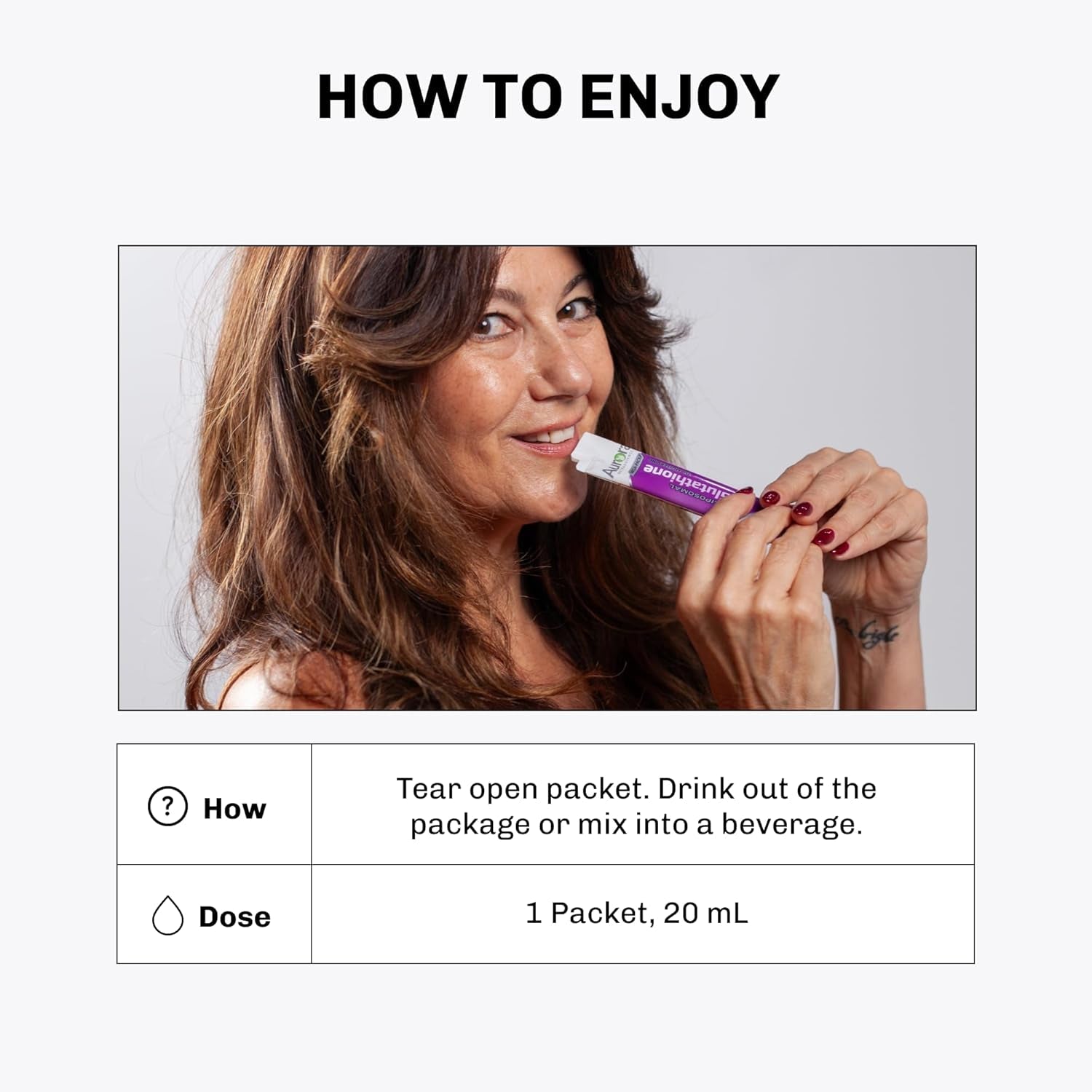 Aurora Nutrascience Mega-Liposomal Liquid Glutathione, Immune System Support, Antioxidant, 750 Mg, 32 Packets