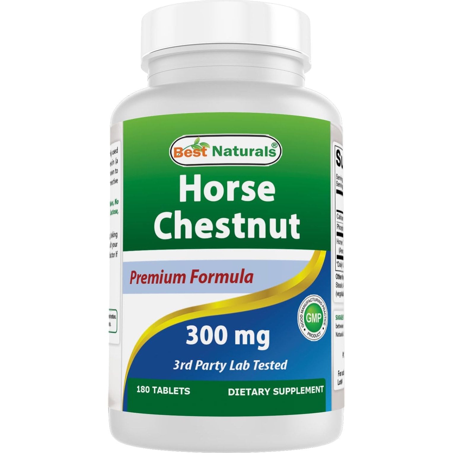 Best Naturals Horse Chestnut Extract 300 Mg 180 Tablets
