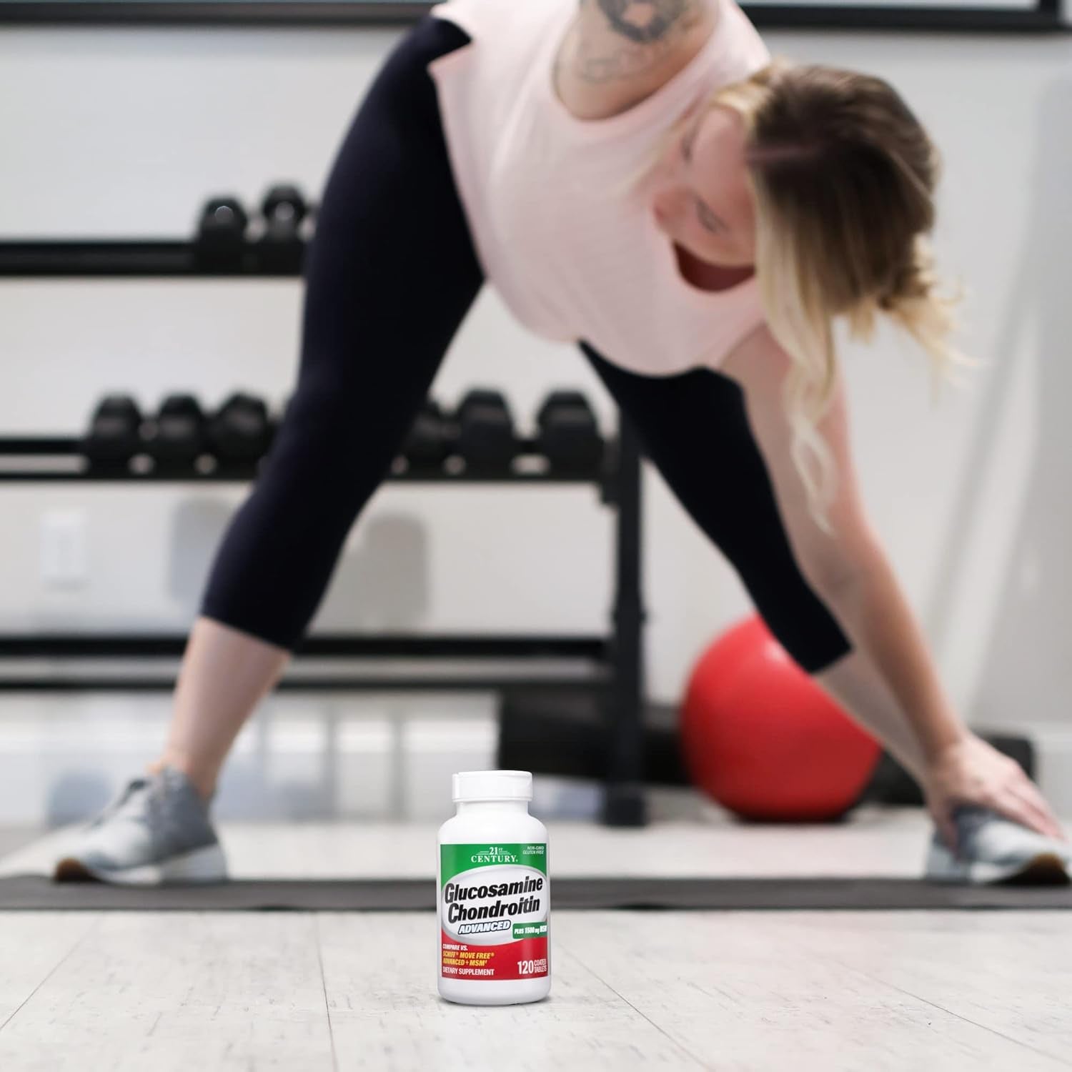 21St Century Healthcare Glucosamine Chondroitin Advanced 120 Tabs