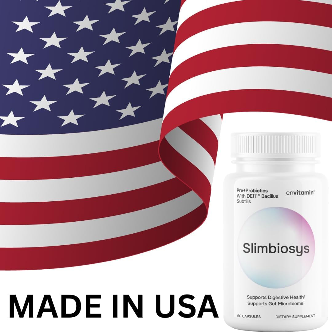 Slimbiosys Ultra Probiotic Capsule - Pre & Probiotics for Women & Men - Support Your Microbiome