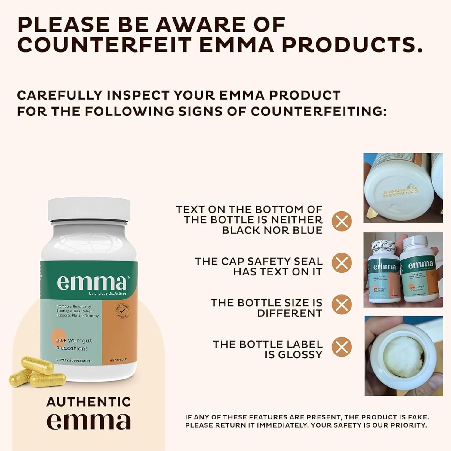 Emma Doctors Endorsed Gut Health Supplement - Gut Health & Colon Cleanse Formula 60 Capsules 