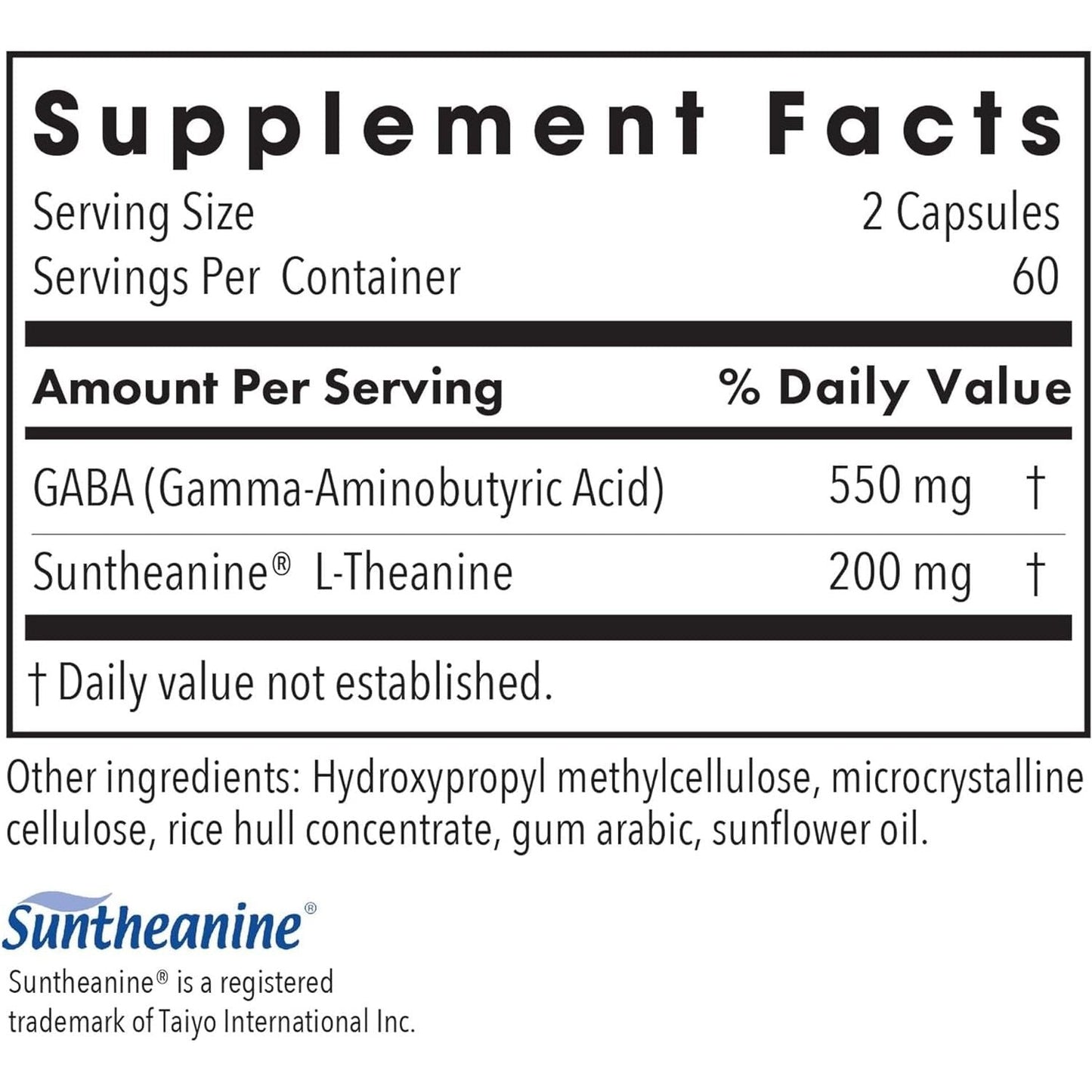 Allergy Research Group 200Mg of Zen Supplement - Calmness Support, Day or Night - 120 Count