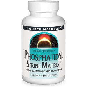 Source Naturals Phosphatidyl Serine Matrix 500Mg - 60 Softgels