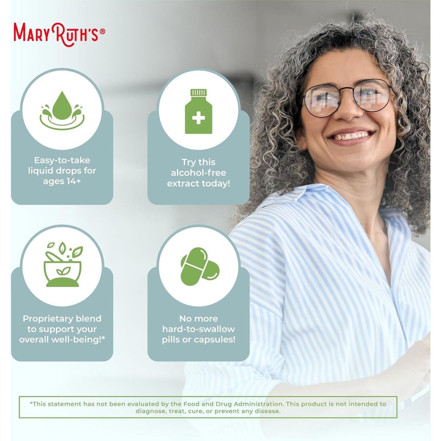 USDA Organic Nootropic Focus Supplement with Ginkgo Biloba - Brain, Memory and Adrenal Support