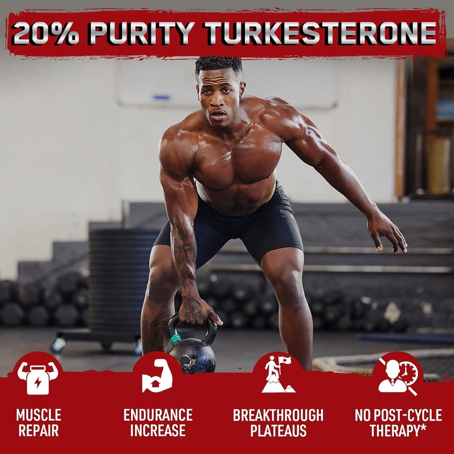 1400Mg Beta Ecdysterone and Turkesterone Supplements for Muscle Mass,Strength, Protein Synthesis, 60 Capsules