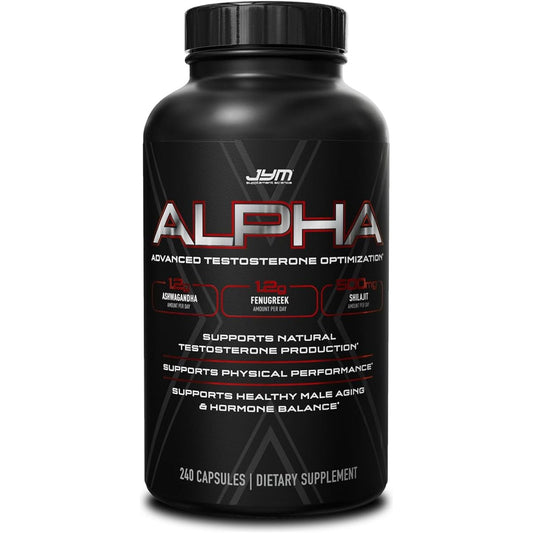 Alpha JYM X Advanced Hormone Optimization 240 Vegetarian Capsules
