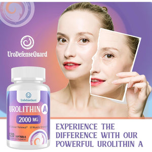Urolithin a Supplement 2000Mg for Men Women - 120 Softgels