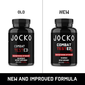 Jocko Fuel Test Booster for Men - Natural Endurance, Stamina, & Strength Booster (30 Servings)