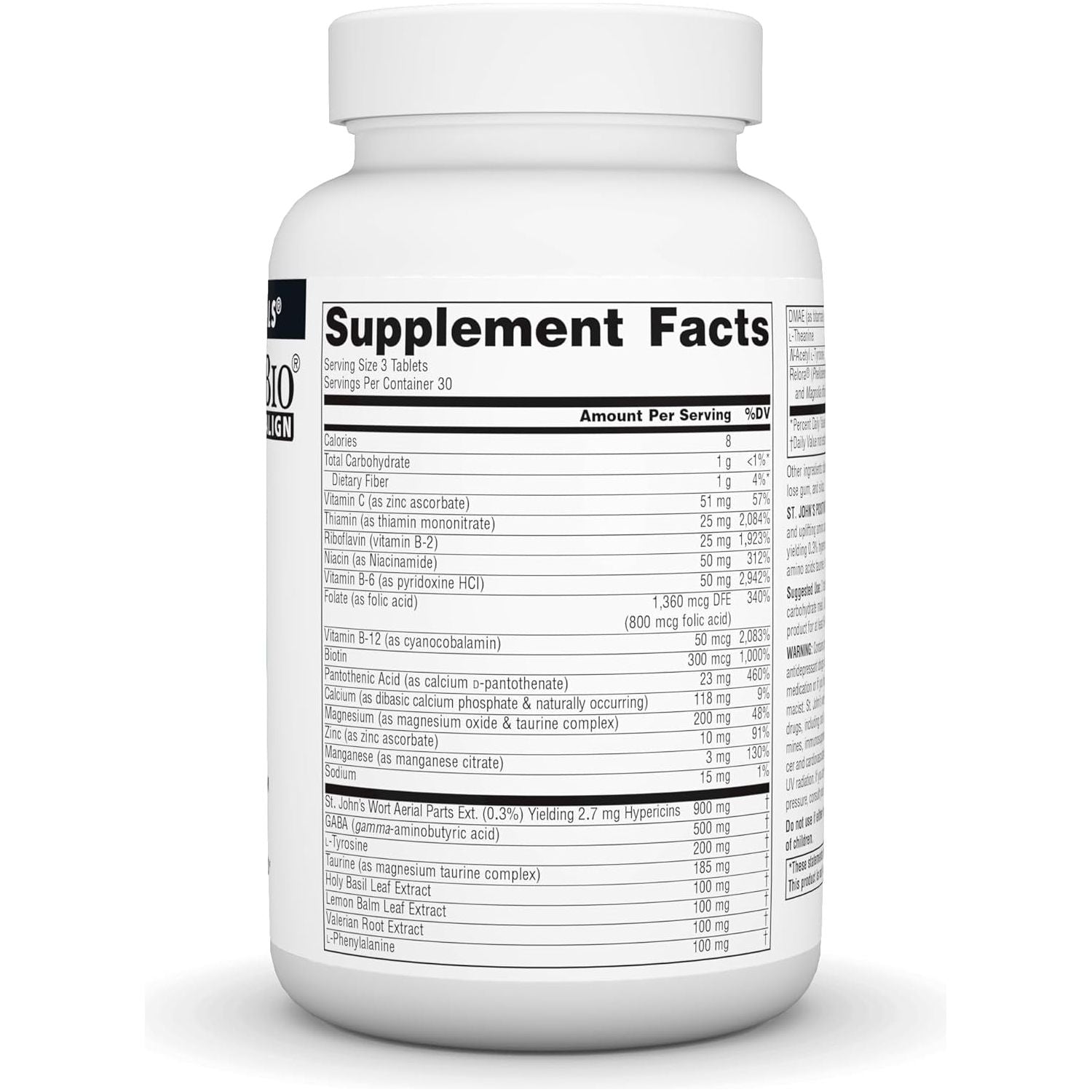 Source Naturals St. John'S Positive Thoughts, Supports a Good Mood* - 90 Tablets