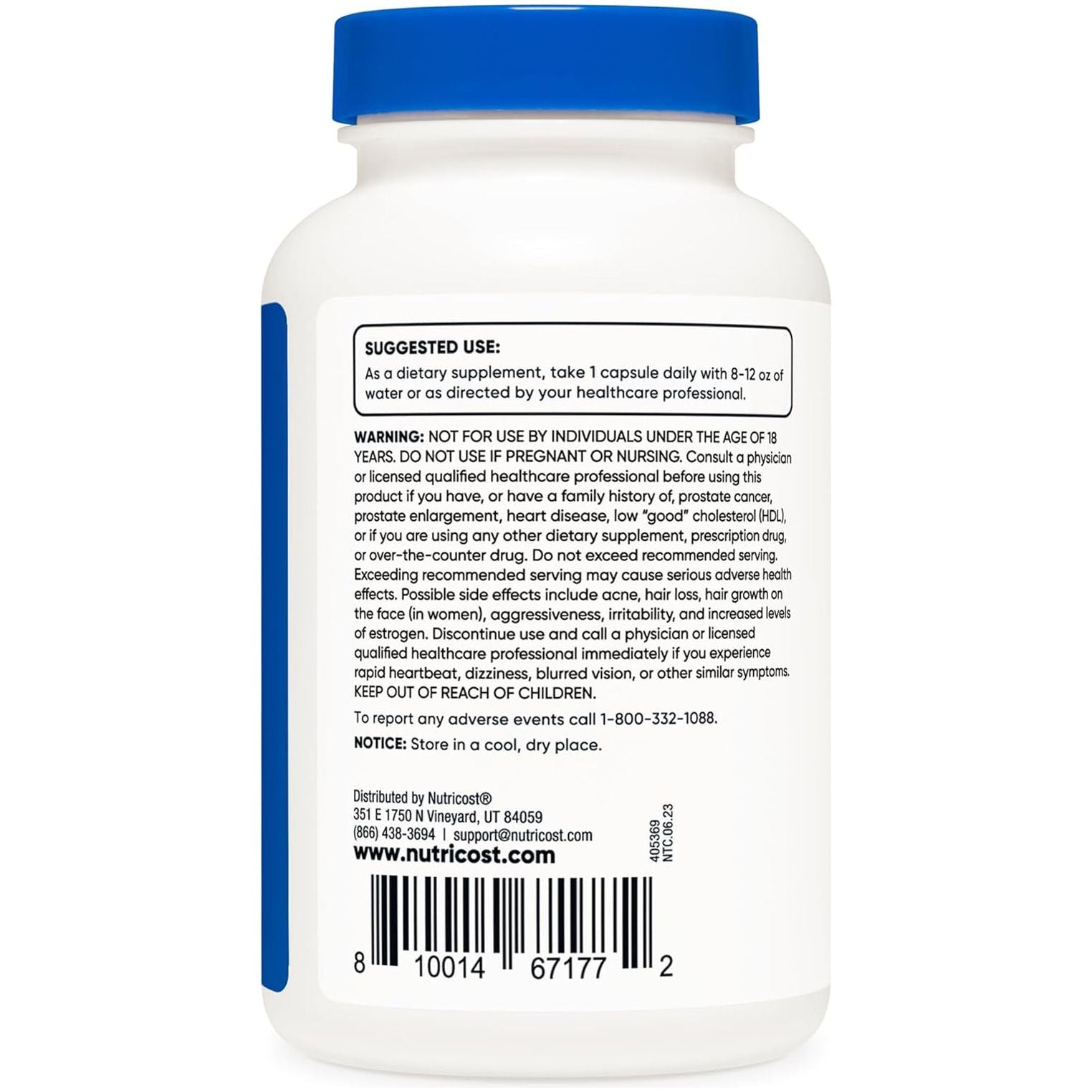 Nutricost DHEA 100Mg, 240 Capsules - Gluten Free, Soy Free, Non-Gmo, Supplement
