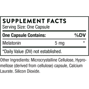 THORNE Melaton-5  5Mg Melatonin - Supports Restful Sleep 60 Capsules