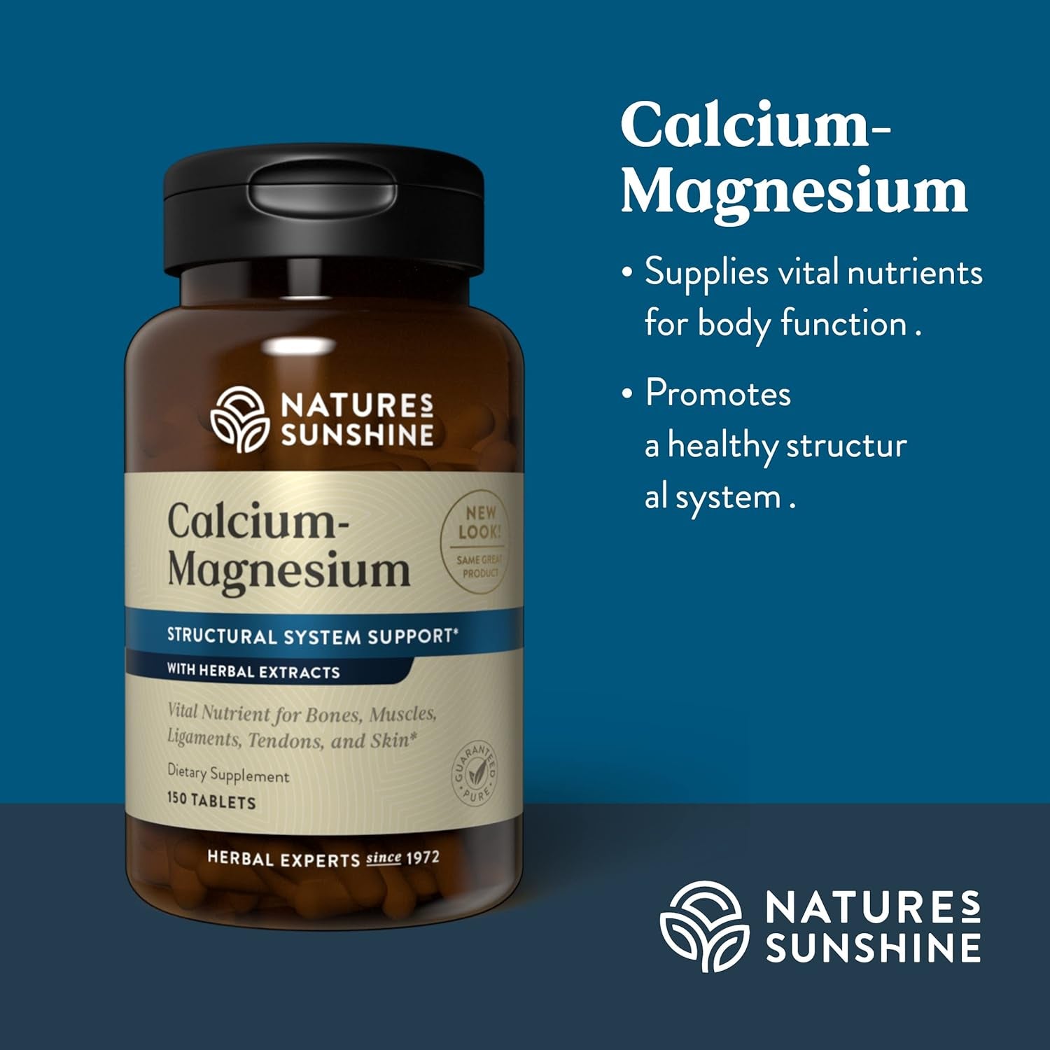 Nature'S Sunshine Calcium-Magnesium, Synerpro, 150 Tablets