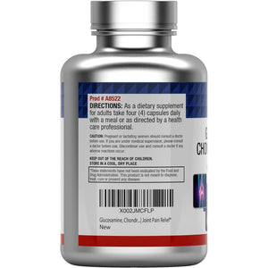 Glucosamine, Chondroitin, & MSM  | Joint Support Supplement Complex* (4000 MG - 240 Capsules) 