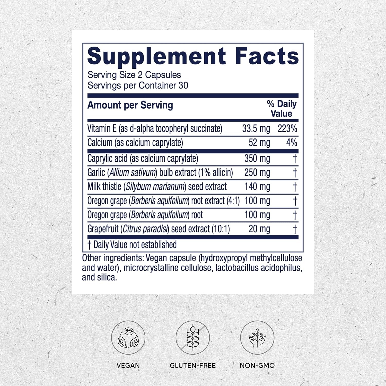 Vitanica Candidastat, Balanced Support, Vegan, 60 Capsules