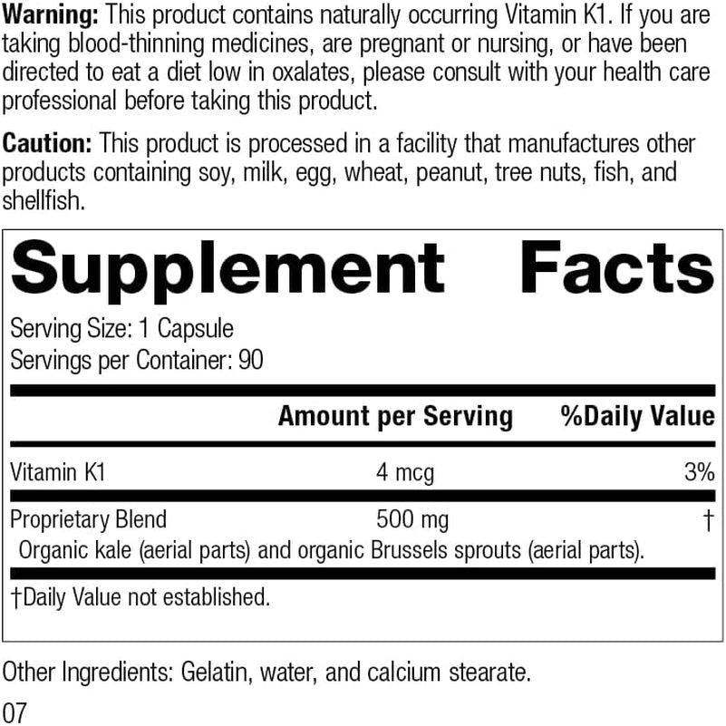 Standard Process Cruciferous Complete - Whole Food Antioxidant, Detox and Liver Support - 90 Capsules