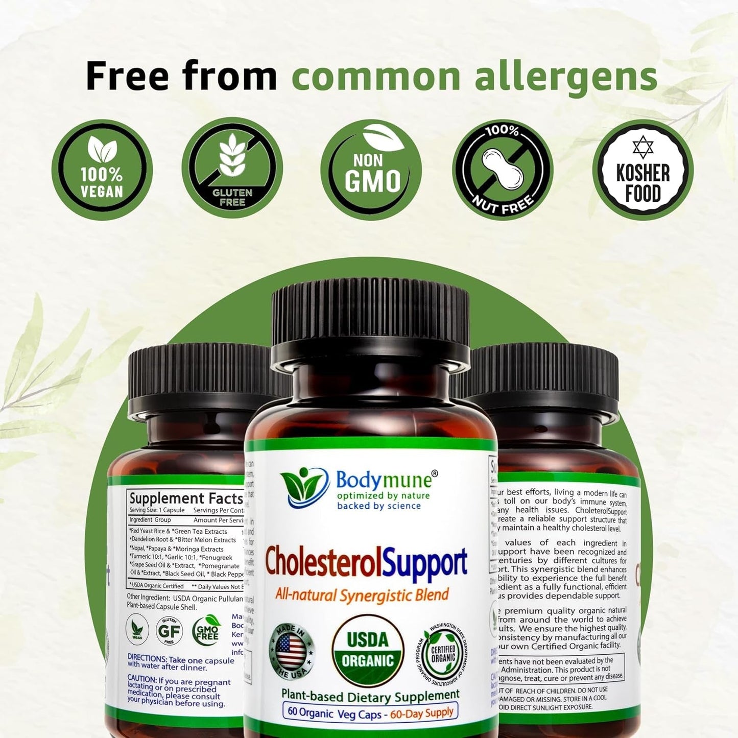 Cholesterolsupport, 60-Day Supply, Supports Healthy Cholesterol Levels Already in Normal Range