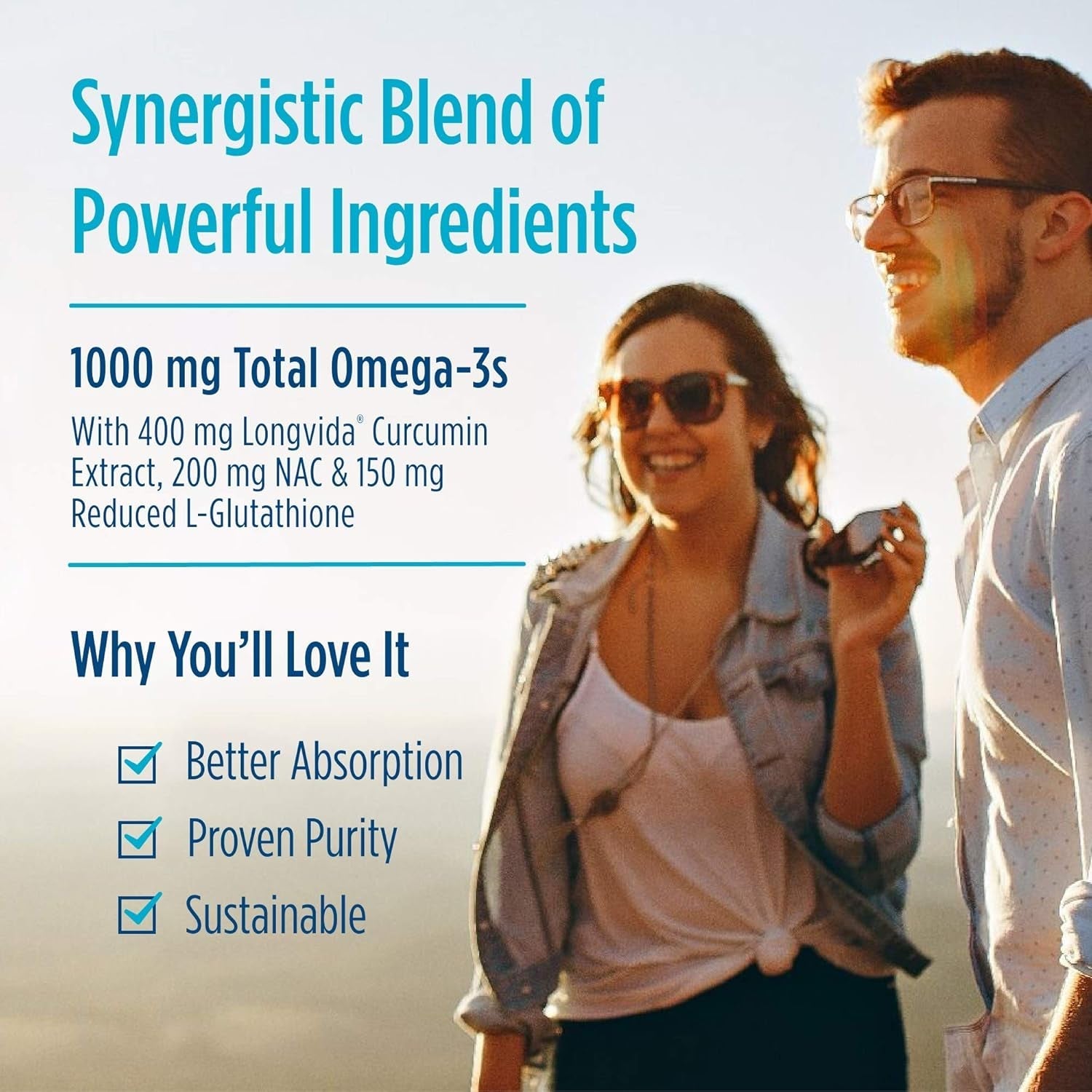 Nordic Naturals Omega Curcumin, Lemon - 1200 Mg Omega-3 + 400 Mg Optimized Curcumin - 60 Softgels