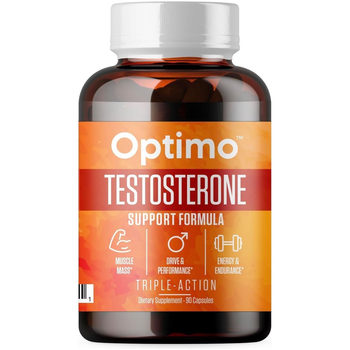 Testosterone Booster Supplement with Tongkat Ali, Tribulus, Fenugreek, Ashwagandha, Maca, Boron, Zinc, VIT D, DAA - 90 Capsules