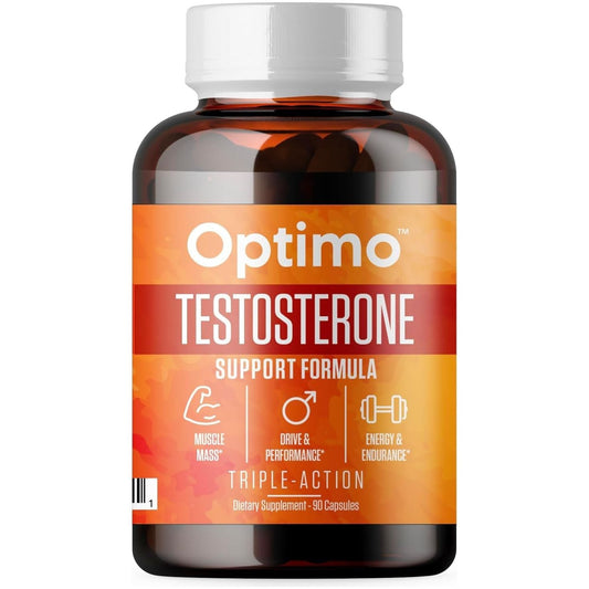 Testosterone Booster Supplement with Tongkat Ali, Tribulus, Fenugreek, Ashwagandha, Maca, Boron, Zinc, VIT D, DAA - 90 Capsules