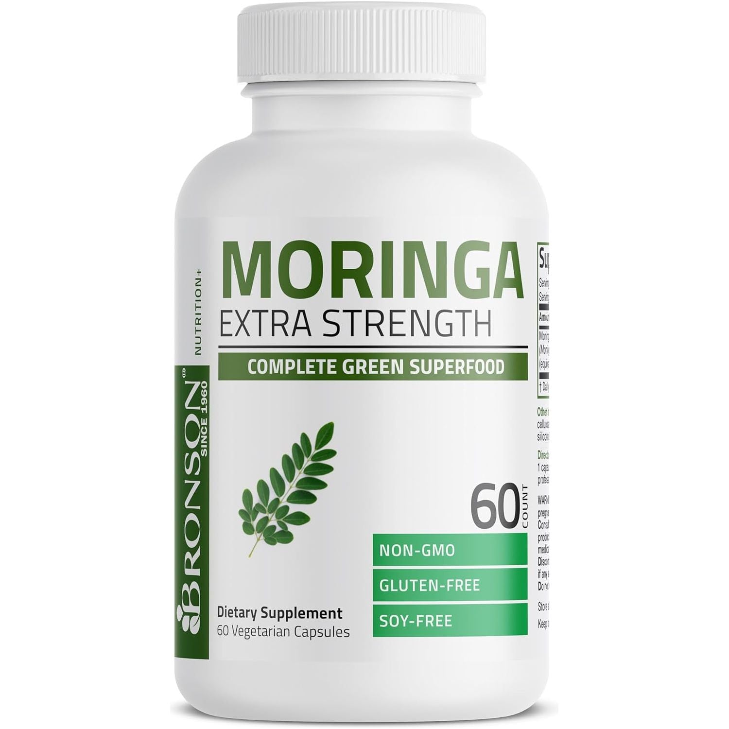Bronson Morgina Extra Strength Complete Green Superfood, Non-Gmo, 60 Vegetarian Capsules