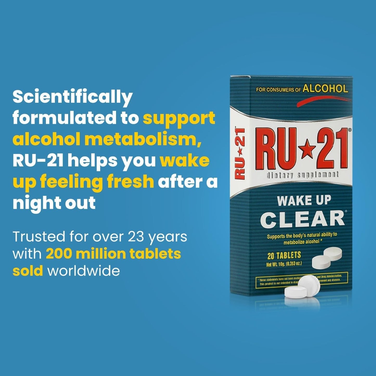 The Supplement for When You Want to Drink & Go to Work the Next Morning | Feel Better after Celebrating & Support Your Liver (10 Servings)