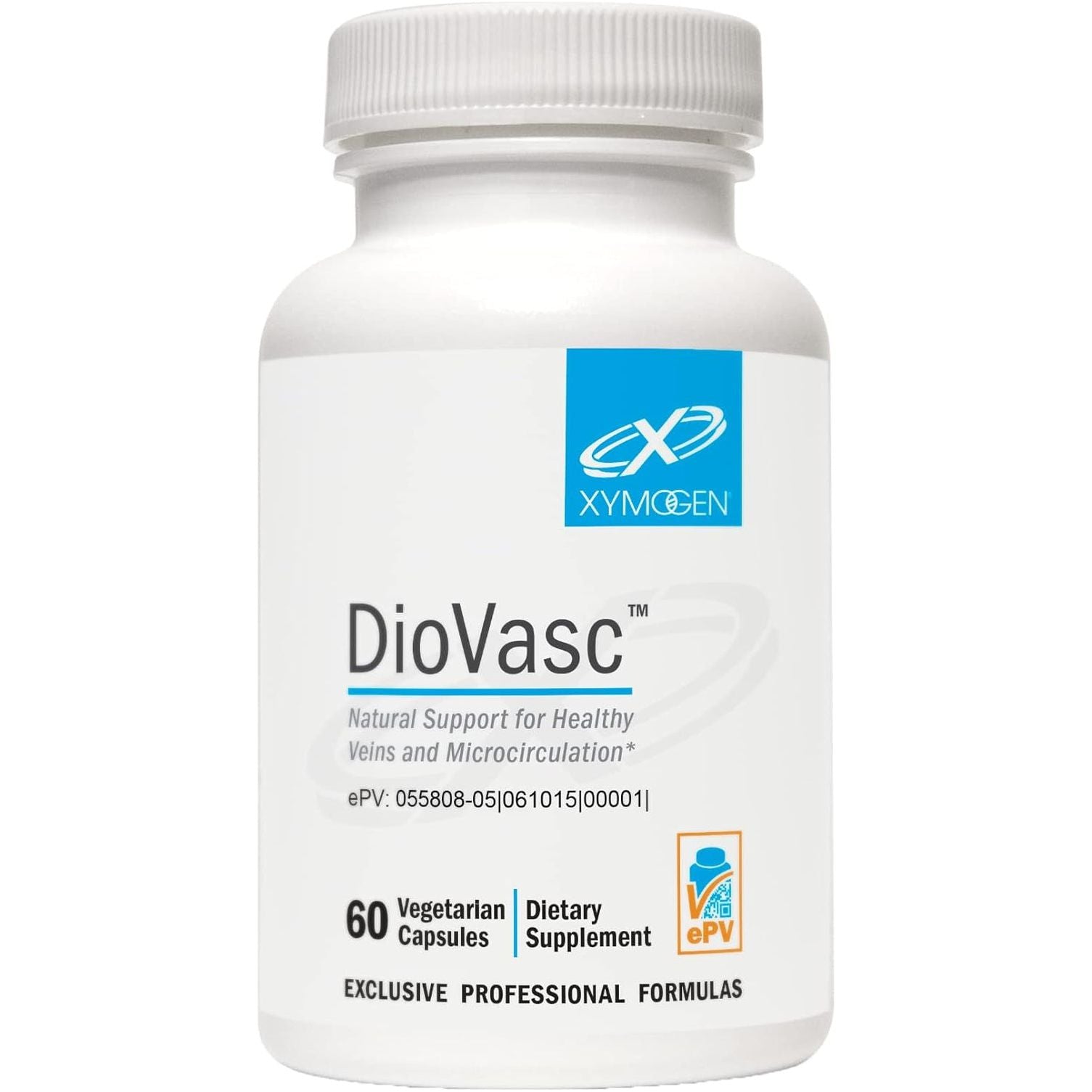 XYMOGEN Diovasc - Support for Healthy Veins, Capillaries, Blood Circulation (60 Capsules)