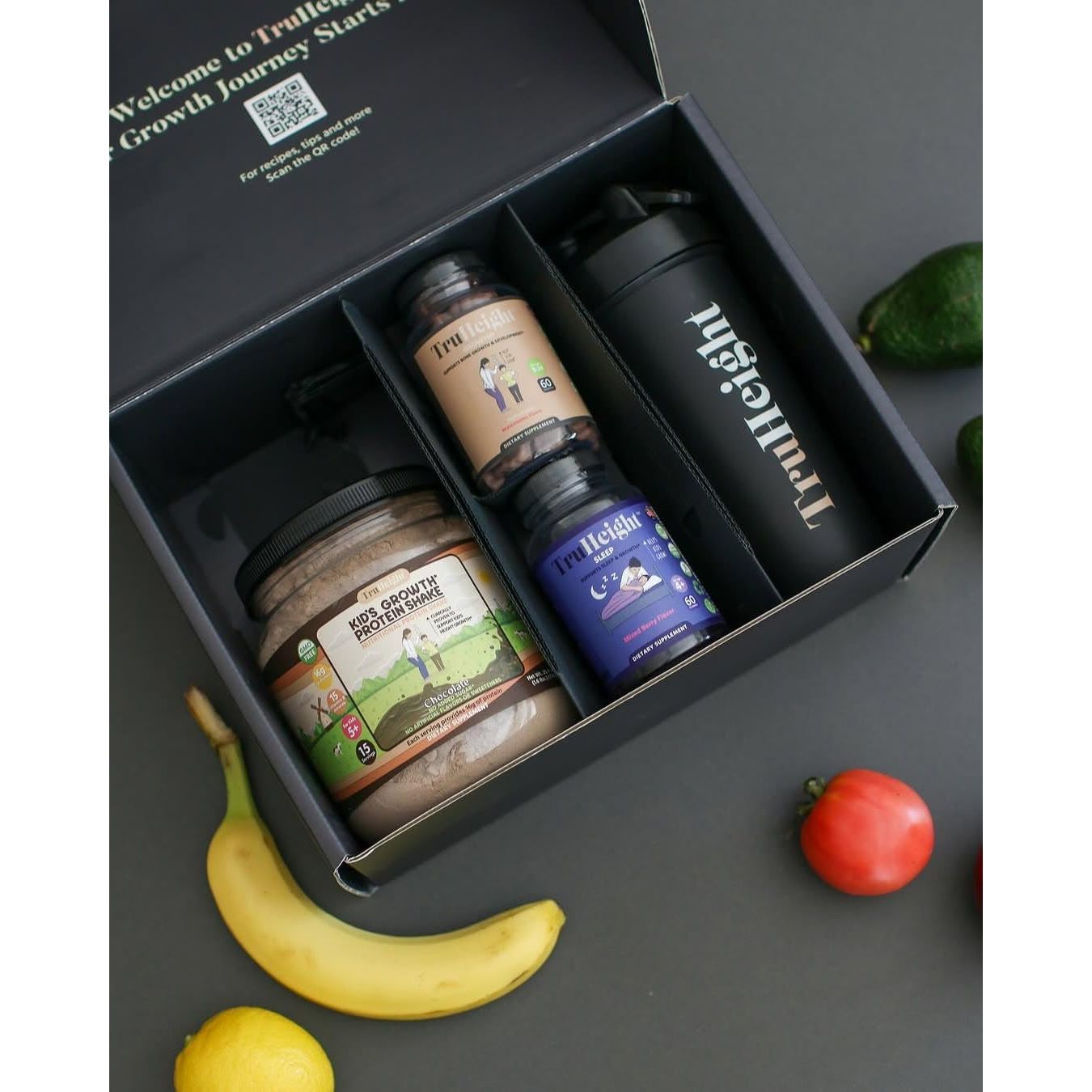 Truheight Growth Gummies (Watermelon) Natural Growth & Development Supplement for Kids & Teens - Ages 5+