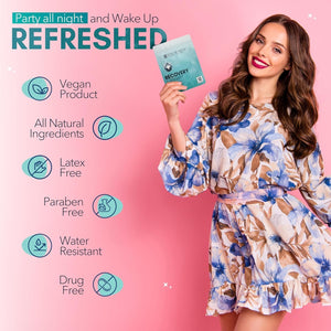 Ultimate Party Recovery Kit Supplies: Premium Relief Patches (12 Count)