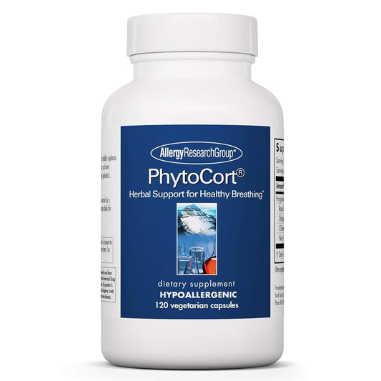 Allergy Research Group Phytocort Supplement - Respiratory Support - 120 Count
