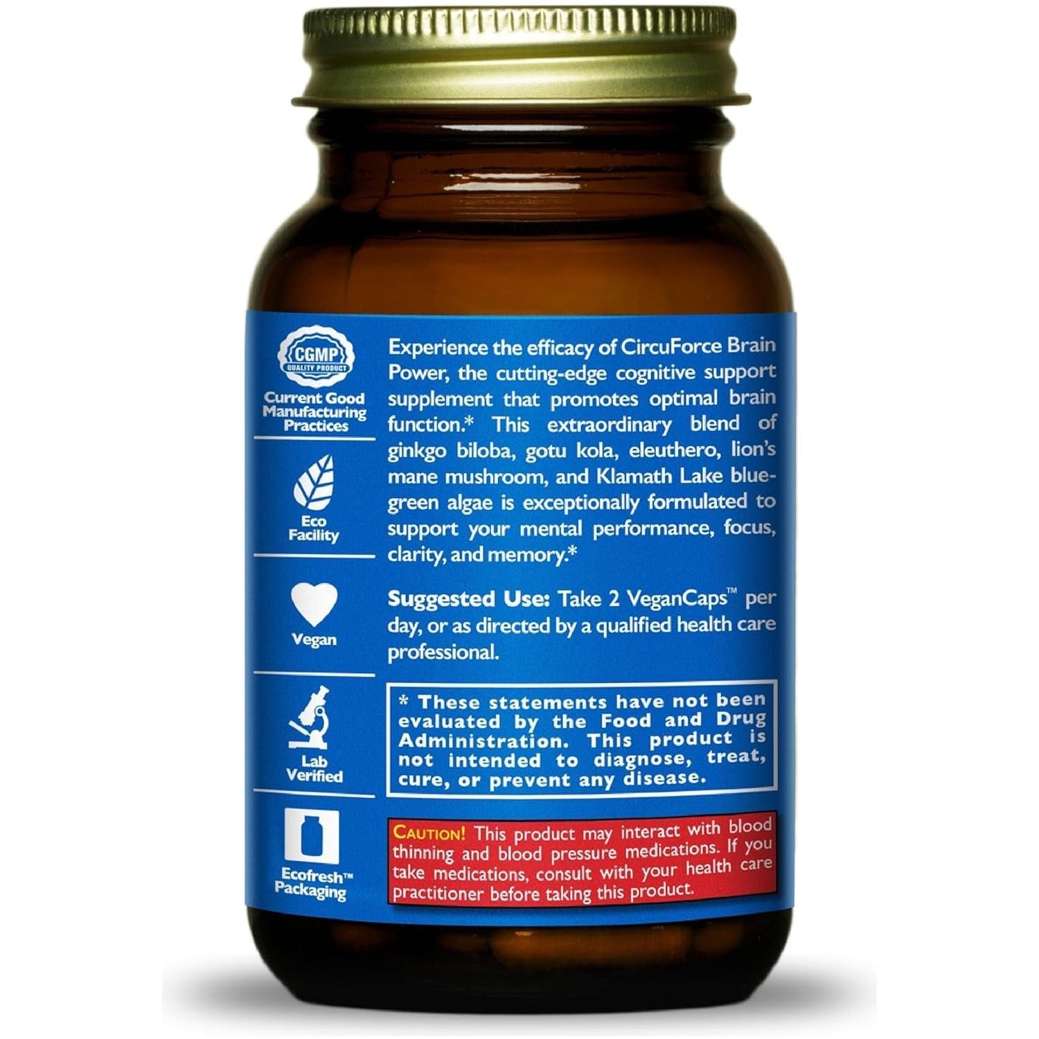 Healthforce Superfoods Circuforce Brain Power - 90 Vegancaps