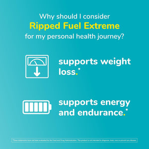 Twinlab Ripped Fuel Extreme - Energy Supplement to Support Weight Management & Muscle Health - 60 Capsules