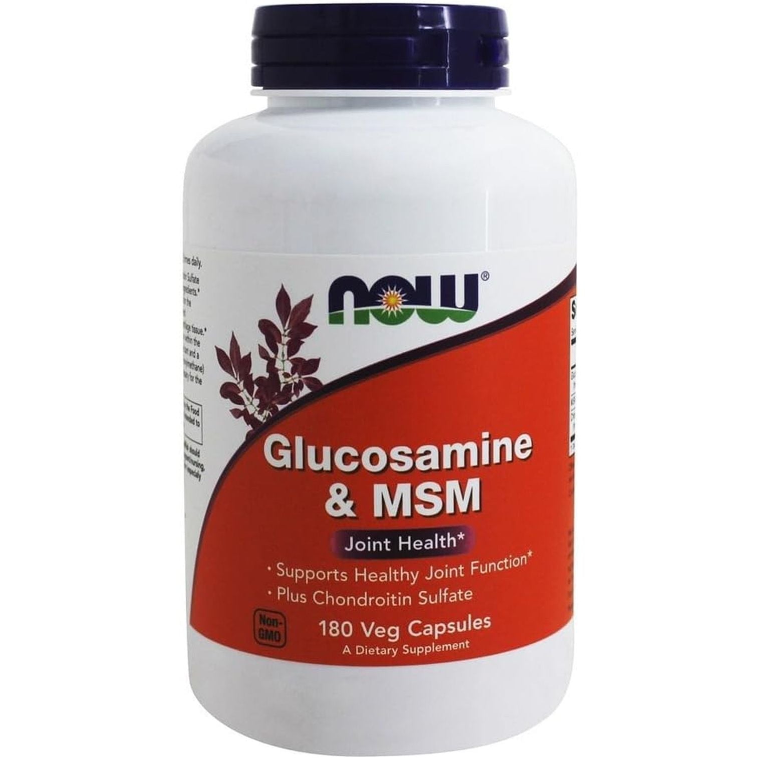 Glucosamine & MSM plus Chondroitin Sulfate - Now Foods - 180 - Vegicapsule