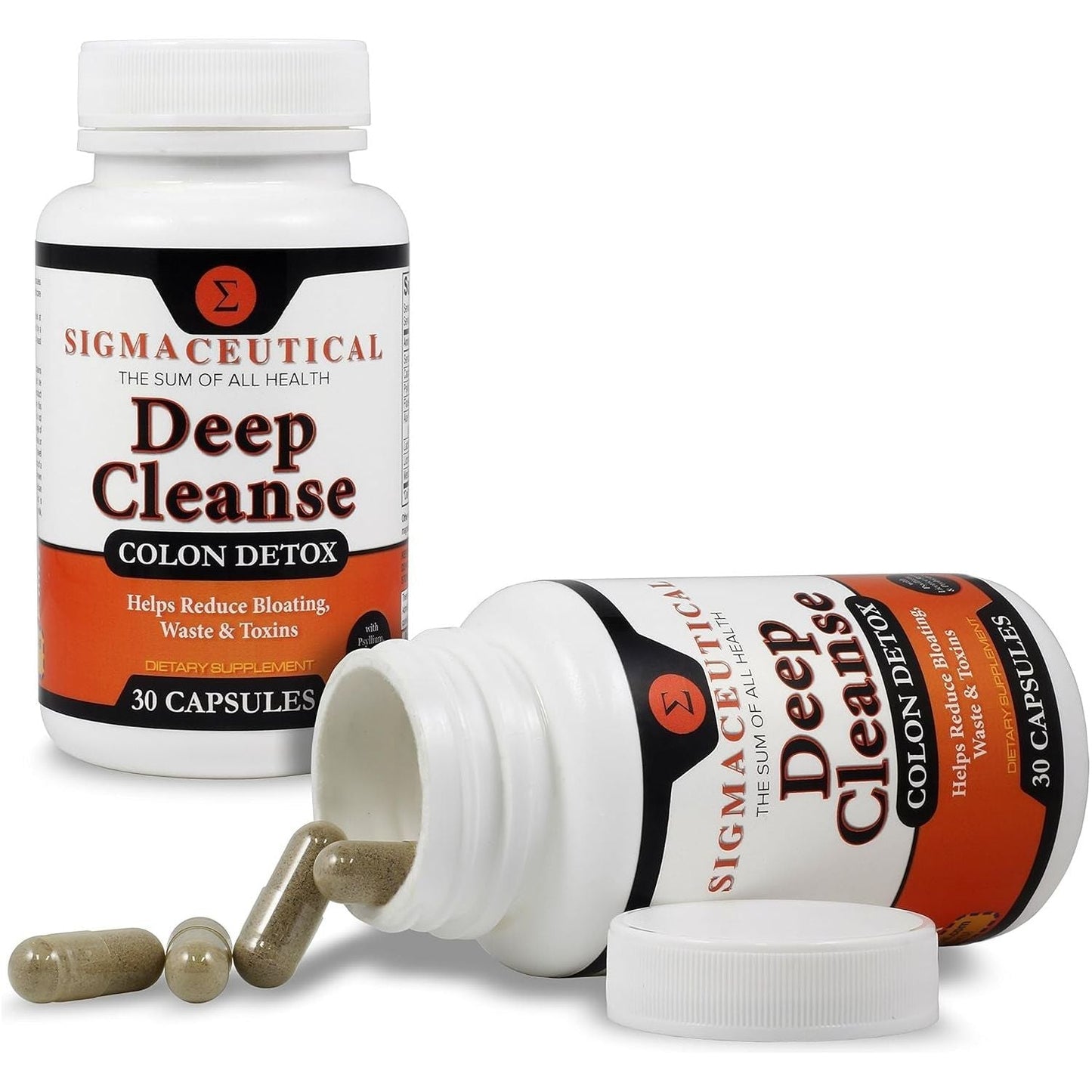 1 Day Colon Cleanse - Detox Cleanse - Bowel Cleanse & Laxative (30 Capsules)