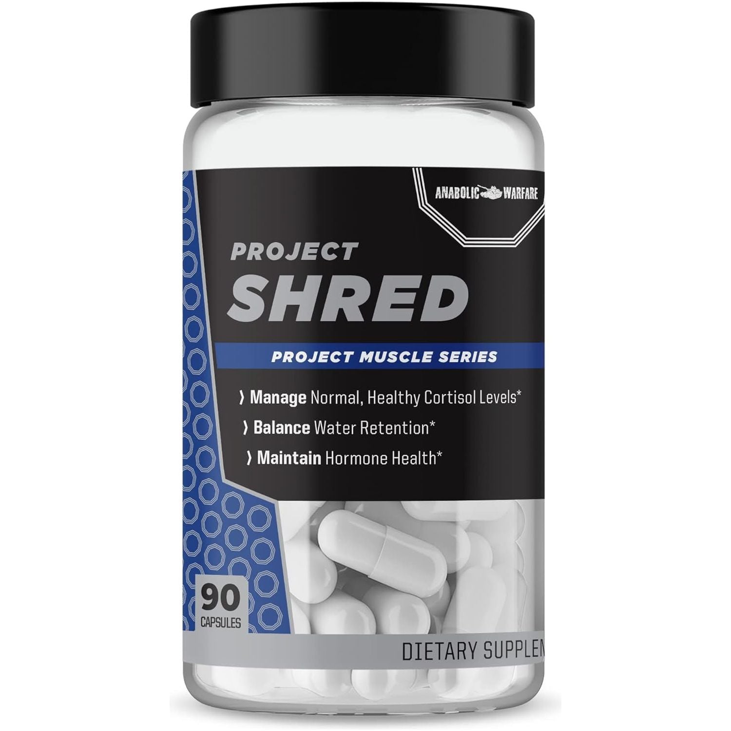 Anabolic Warfare Project Shred, Manage Normal Healthy Cortisol Levels & Water Retention