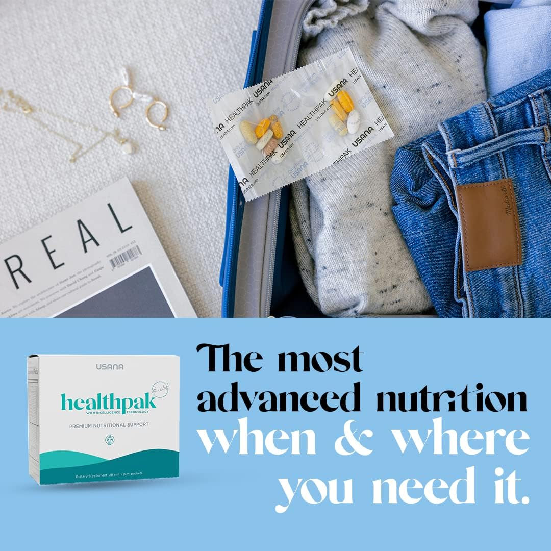 USANA Healthpak with Incelligence Technology and Essential Nutrients and Antioxidants to Support Total Body Health* 28 Day Supply