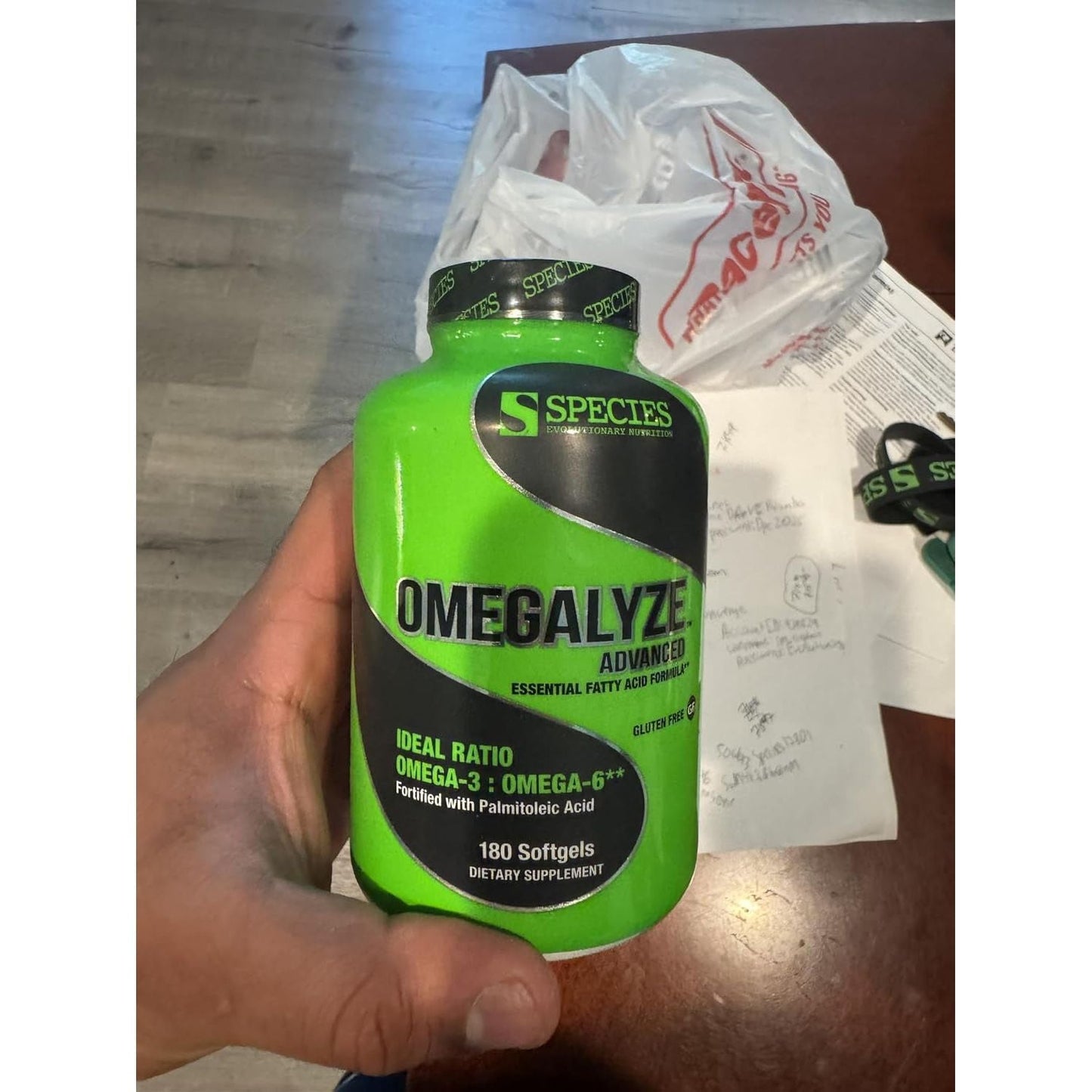 Species Nutrition Omegalyze Support Supplements, Essential Fatty Acid Formula 180 Capsules