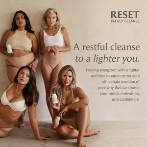 Paulina FITNESS Reset Overnight Digestive Aid, Bloating Relief, & Gut Health Supplement 90 Capsules