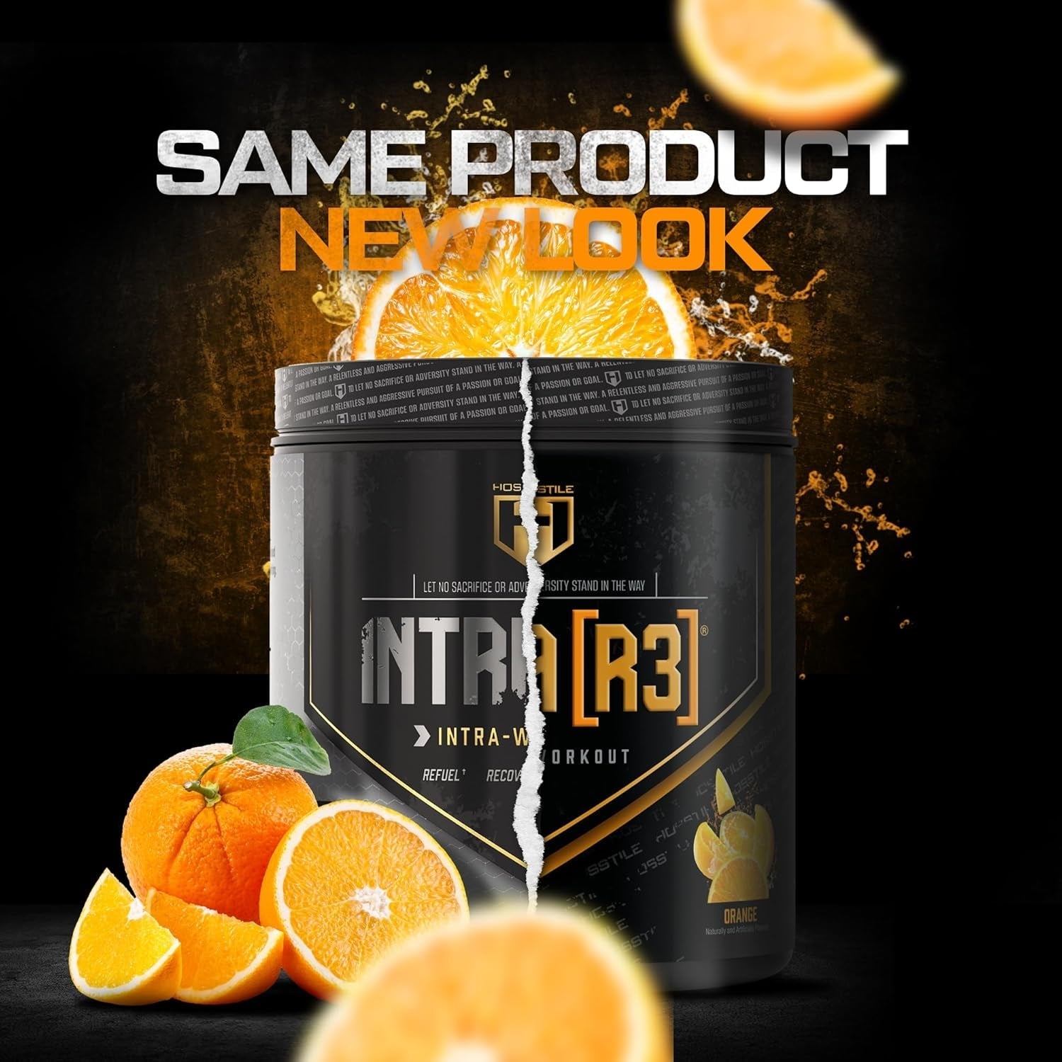 HOSSTILE Intra[R3] Intra Workout Powder, EAA & BCAA Drink, 20 Servings