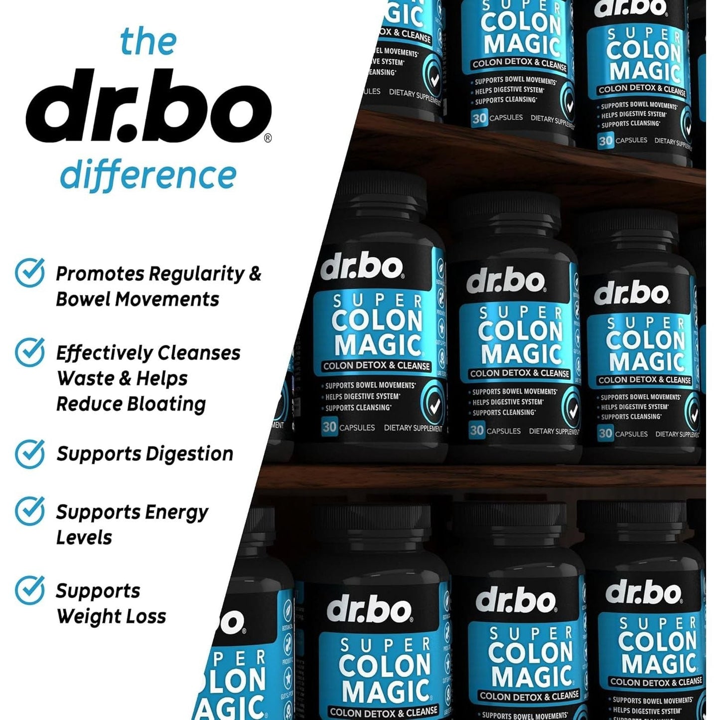 Colon Cleanser Detox for Weight Flush - 15 Day Colon Cleanse Pills & Probiotic