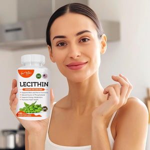 Aamatec Life Soy Lecithin 1200Mg Capsules Supplement for Heart, Liver & Brain Health – 100 Softgels / 1200Mg - Suppviv