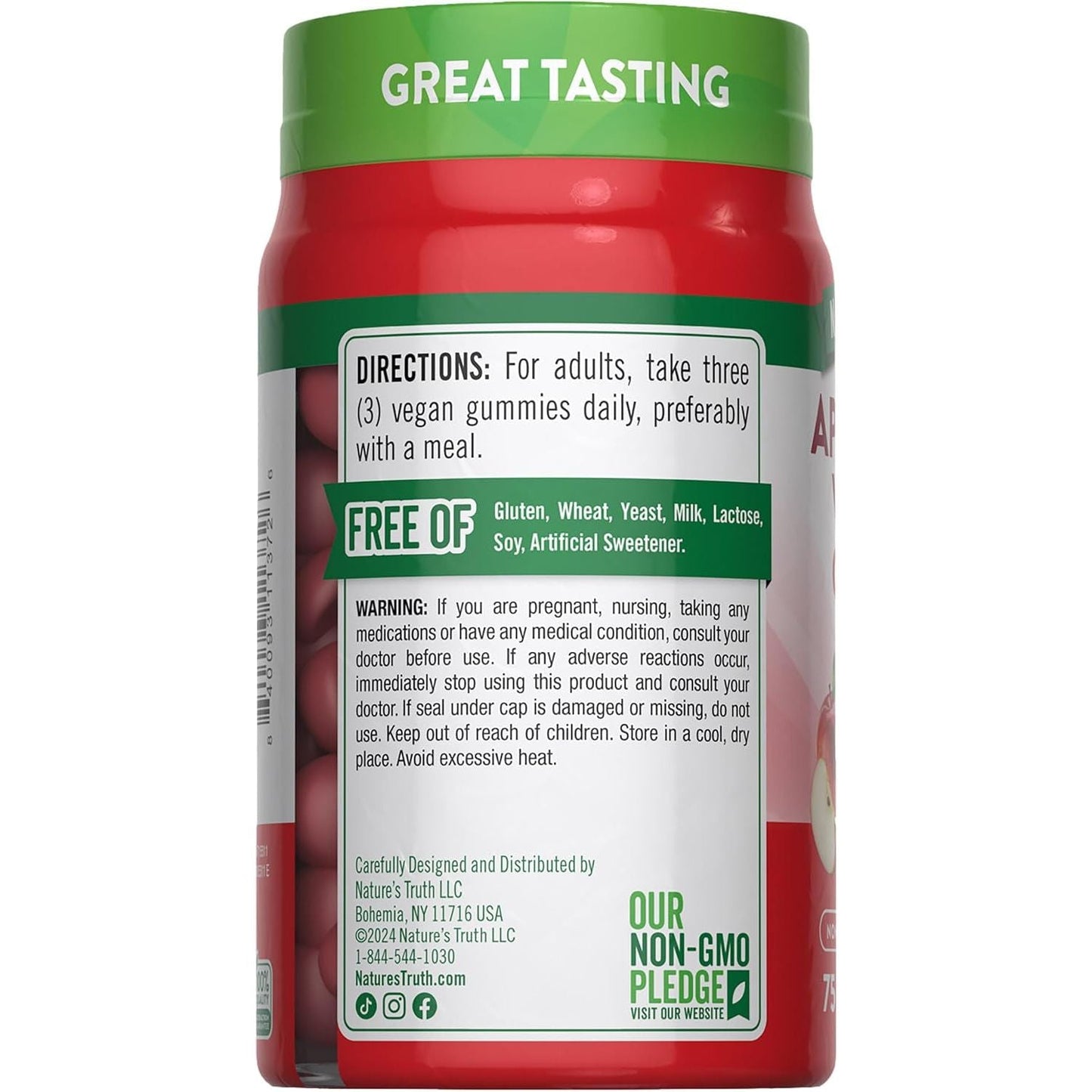 Nature'S Truth Apple Cider Vinegar Gummies | 600 Mg | 75 Gummies 