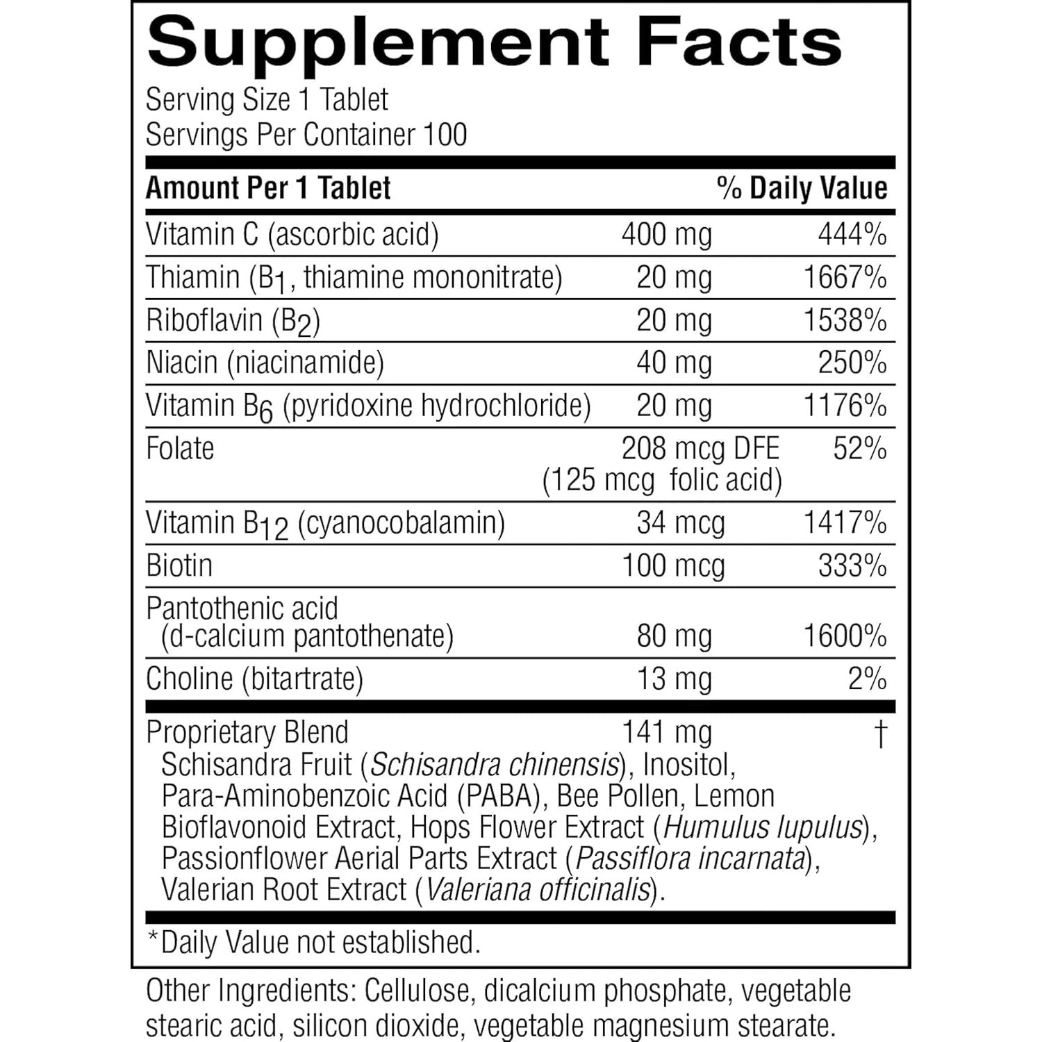 Nature'S Sunshine Nutri-Calm- Herbal Stress Relief and Sleep Aid Supplement 100 Count