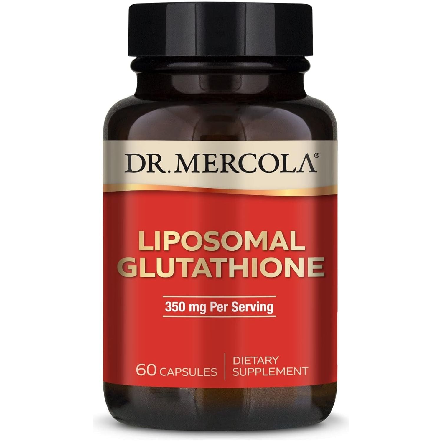 Dr. Mercola Liposomal Glutathione, 30 Servings, 350 Mg, Supports Energy Production, Non-Gmo