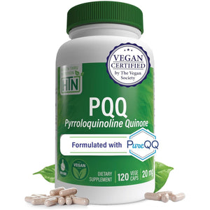 Health Thru Nutrition PQQ 20Mg | Promotes Mitochondrial Biogenesis 120 Servings