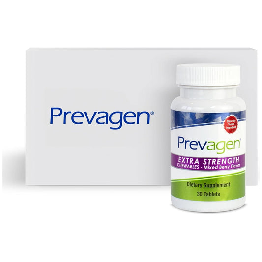 Prevagen Extra Strength 20Mg, With Apoaequorin & Vitamin D (30 Chewables) Mixed Berry Flavor
