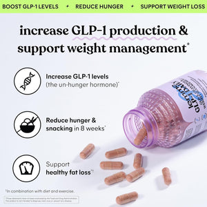 Lemme GLP-1 Daily, Reduce Hunger & Cravings, Boost GLP-1 Production (60 Capsules)